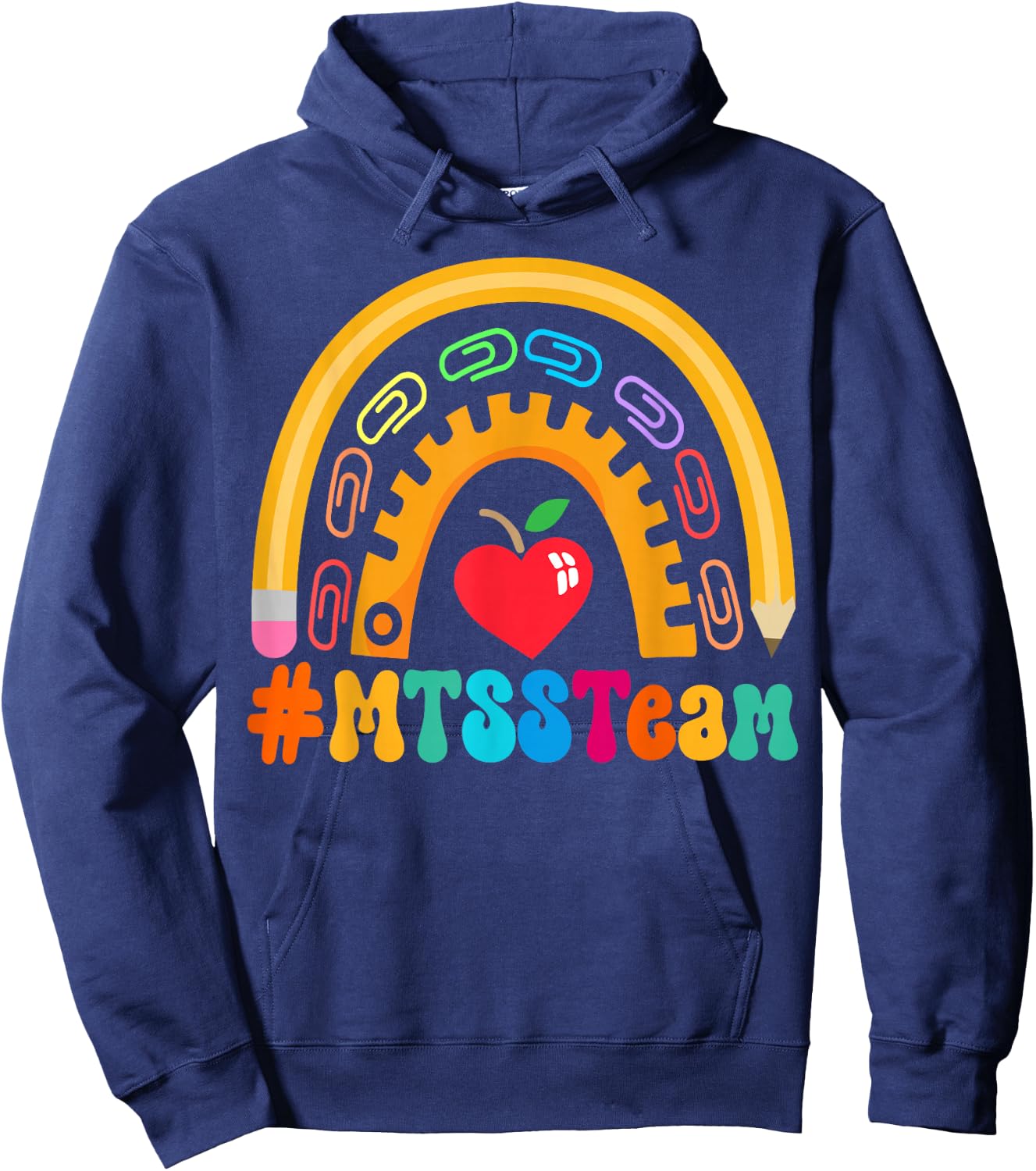 MTSS Team Appreciation Week Back to School 100th Day Hoodie - Hoodie | Navy