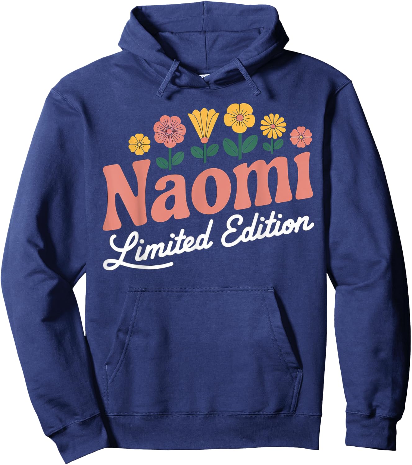 Naomi Limited Edition Vintage Custom Name Wife Grandma Hoodie - Hoodie | Navy