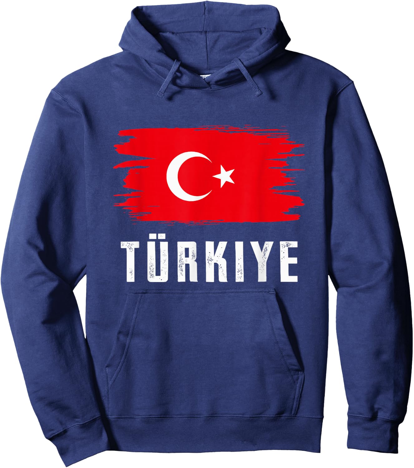 Turkey Turkish Flag Türkiye Hoodie - Hoodie | Navy