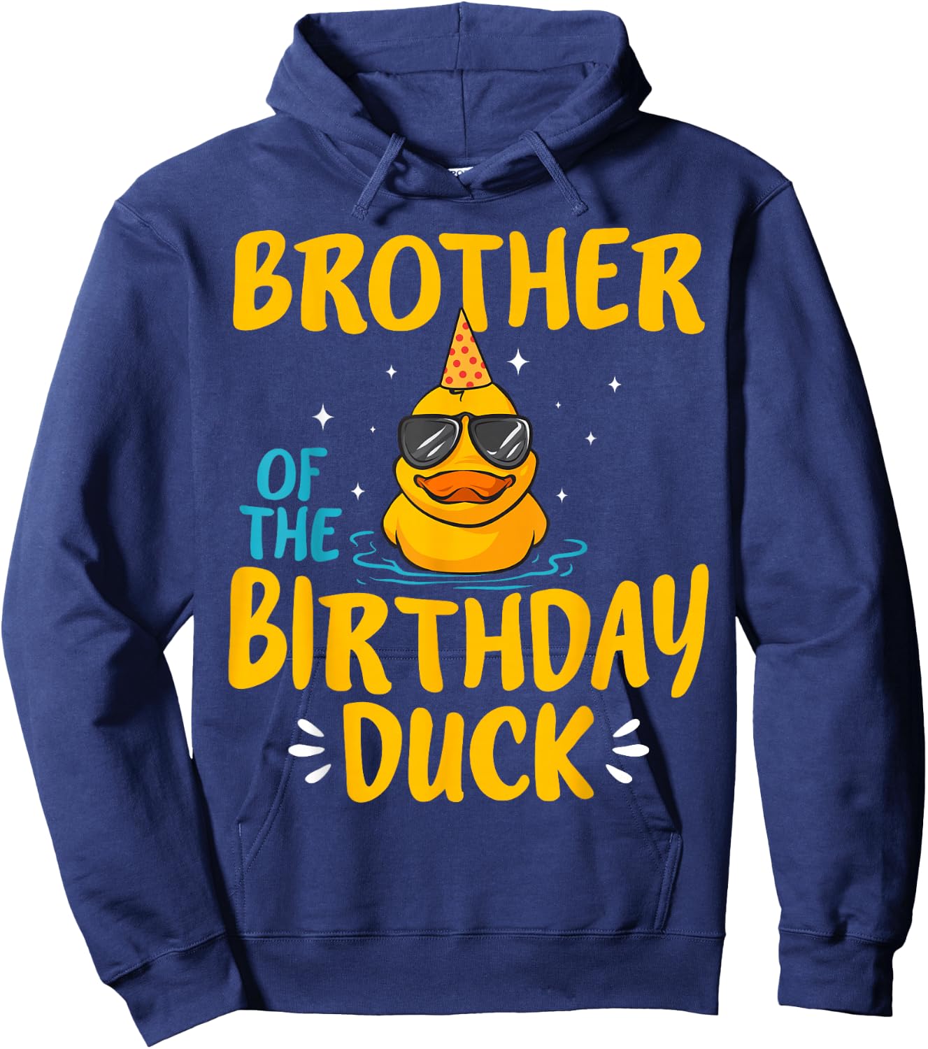 Rubber Duckies Brother Of The Birthday Duck Rubber Duck Hoodie - Hoodie | Navy