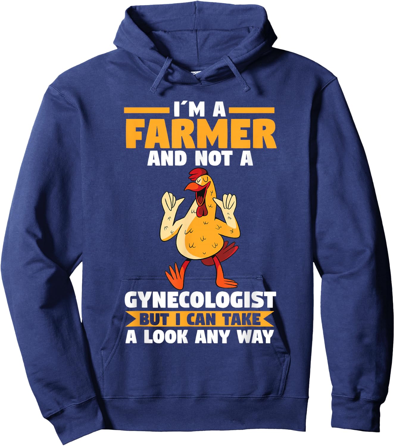 Im a Farmer and not a Gynecologist Hoodie - Hoodie | Navy