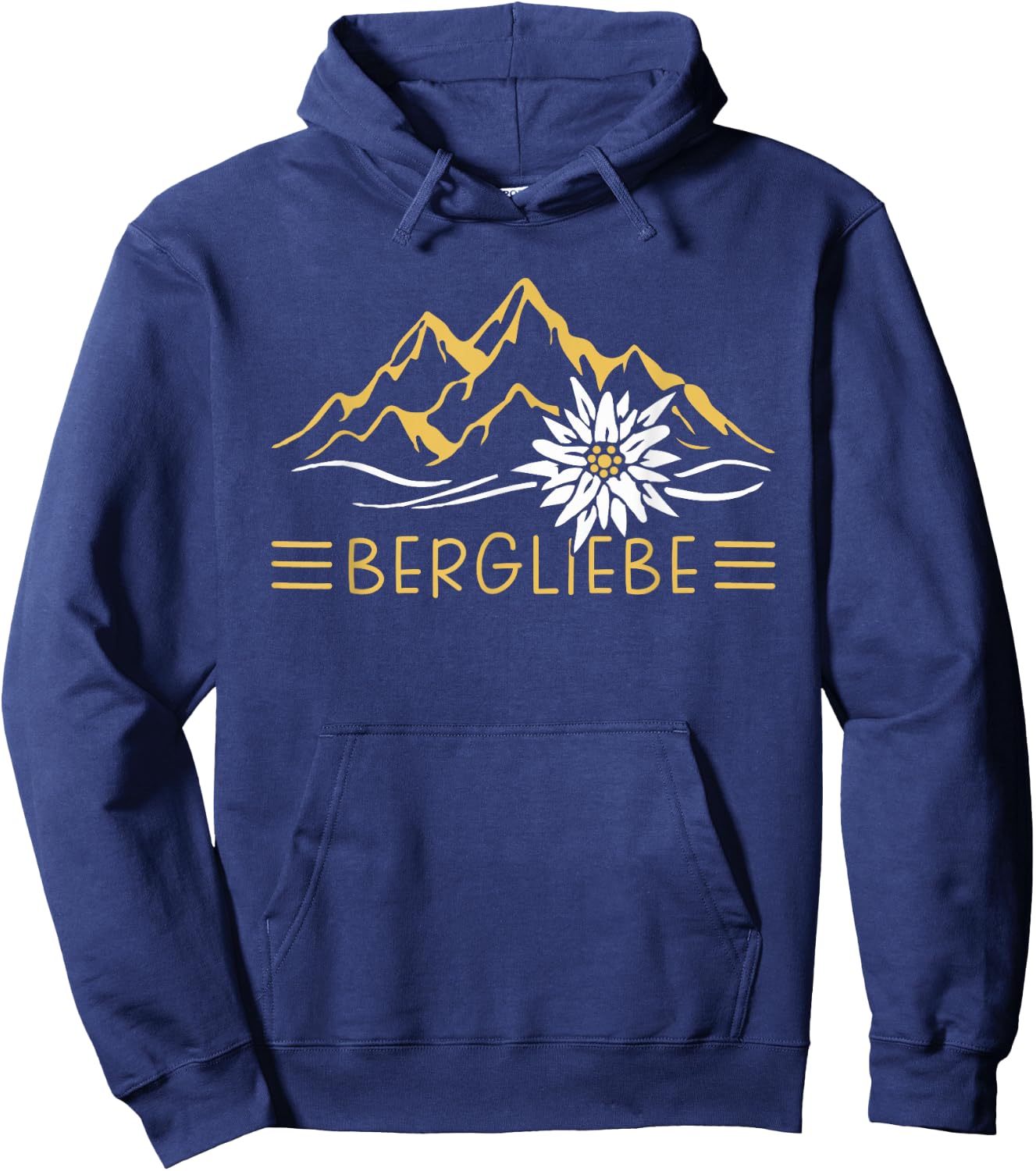 Hiking design as hiking accessory for the mountains , black, s Hoodie - Hoodie | Navy