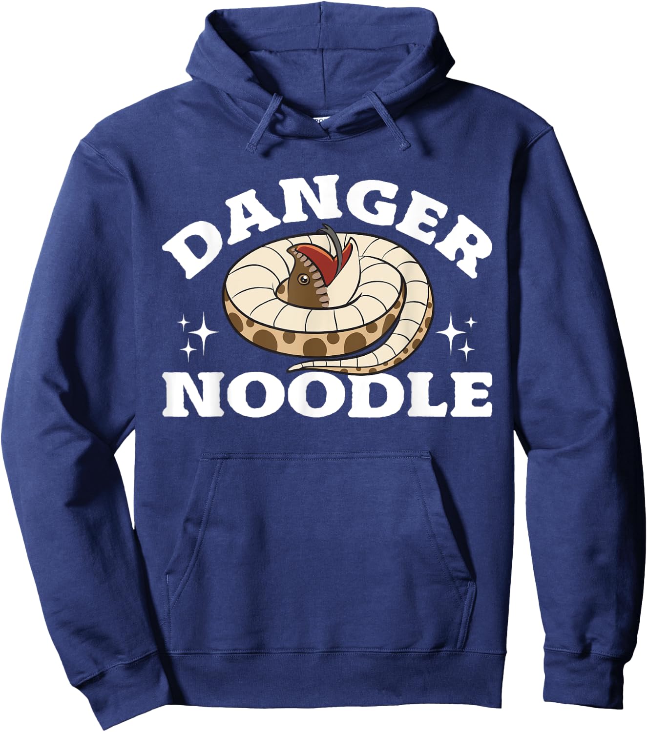 Hognose Snake Danger Noodle Pet Reptile Hognose Snake Hoodie - Hoodie | Navy