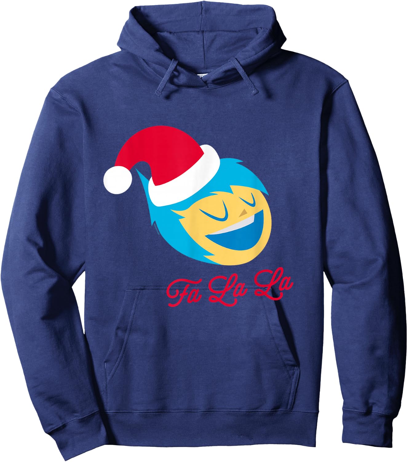 Disney and Pixar’s Inside Out 2 Christmas Fa La La Santa Joy Hoodie - Hoodie | Navy