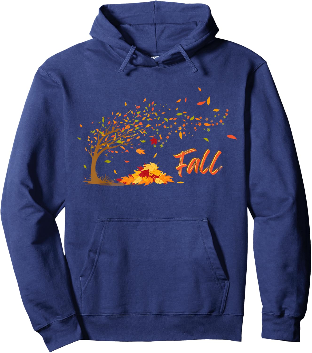 Simply Fall Leaves Hoodie - Hoodie | Navy