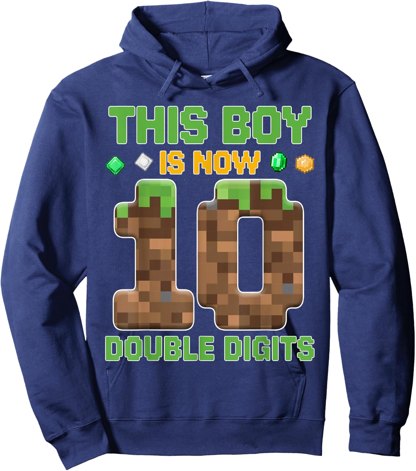 Pixel Hoodie - Hoodie | Navy
