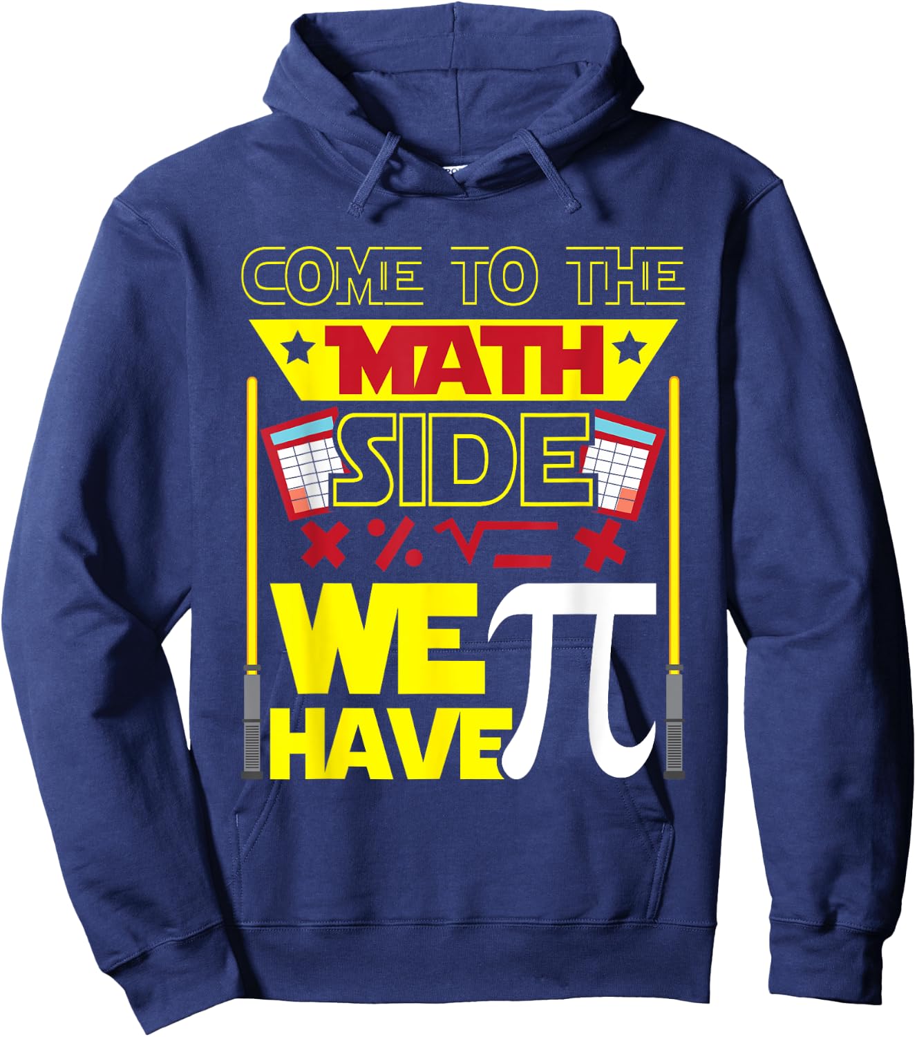 Come To The Math Side We Have Pi - Math Lover Math Teacher Women Kids Hoodie - Hoodie | Navy
