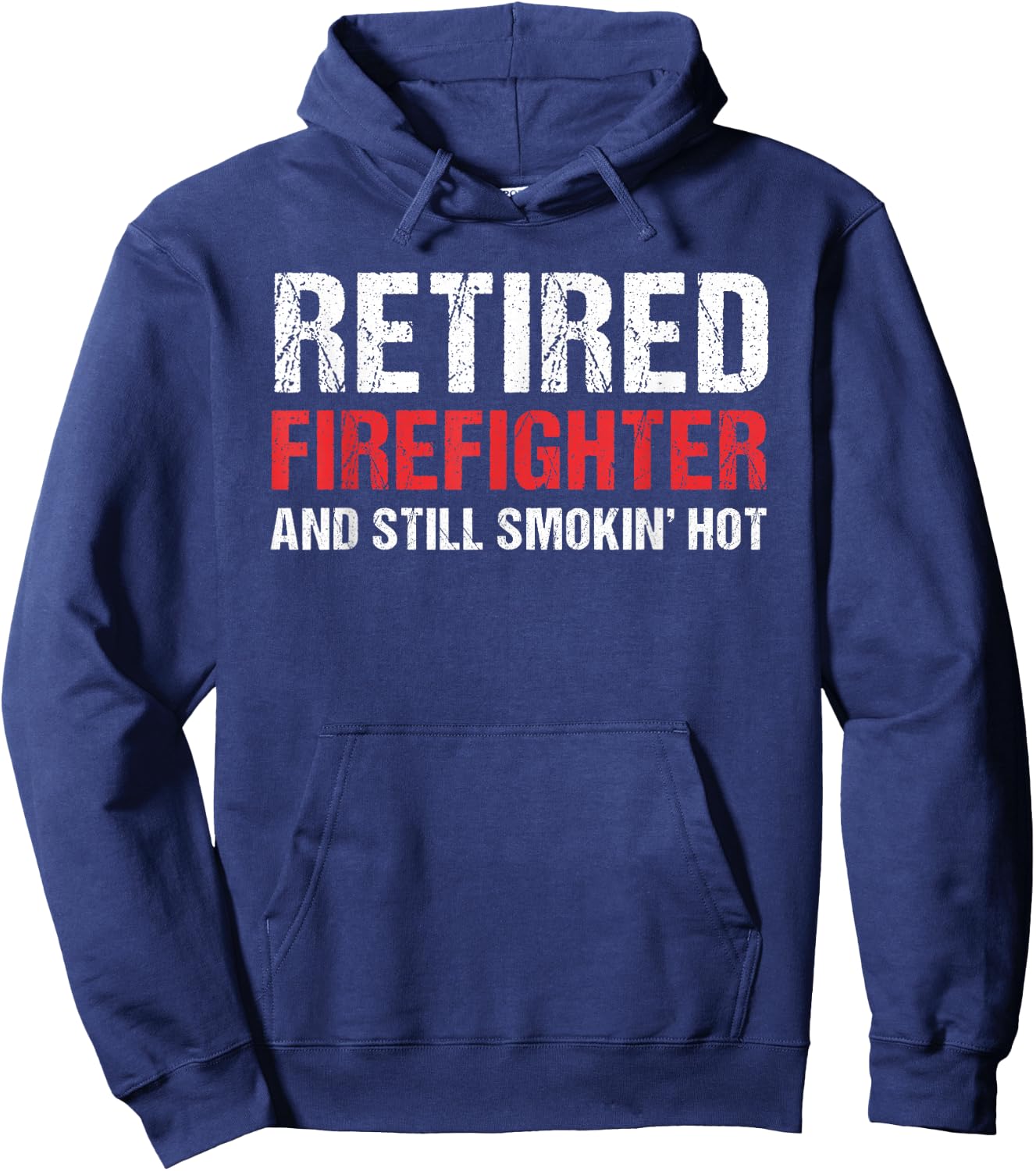 Retired Firefighter Fireman Retirement Party Gift Hoodie - Hoodie | Navy