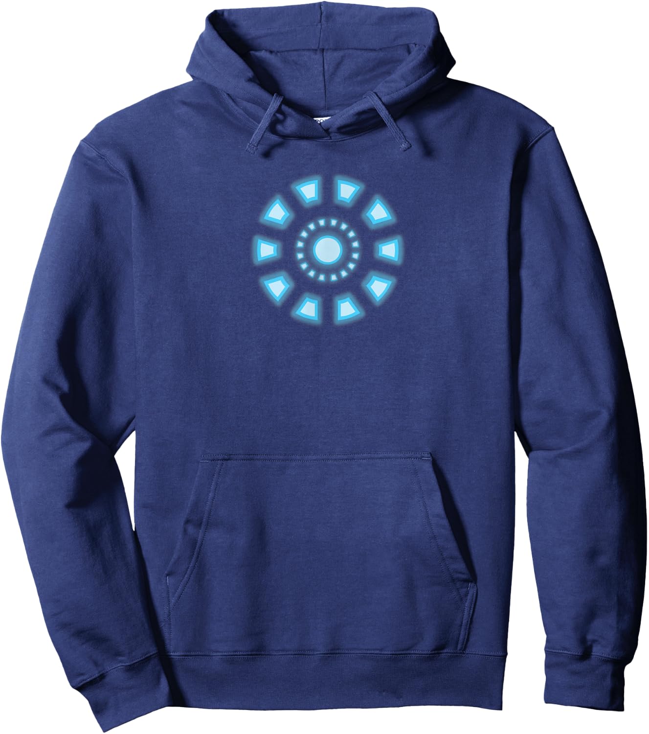 Marvel Studios Iron Man Tony Stark Arc Reactor Classic Hoodie - Hoodie | Navy