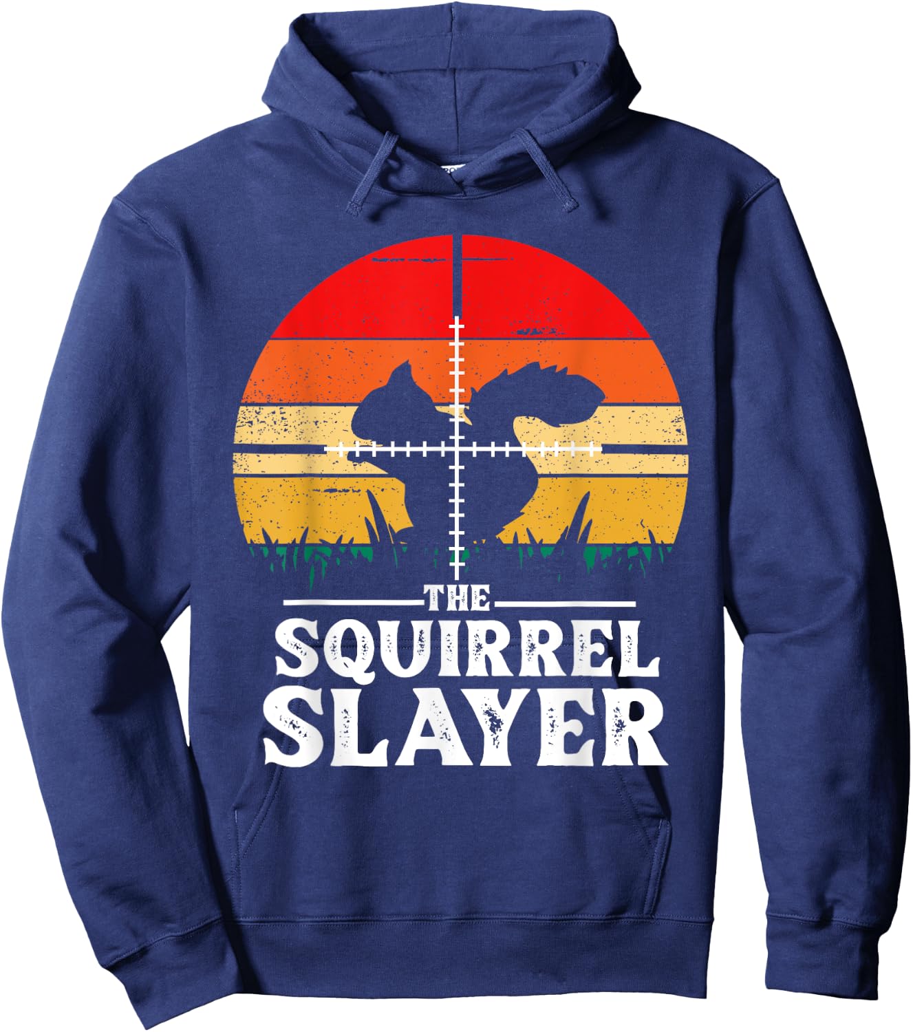 Funny Squirrel Hunting Slayer Shoot Squirrels Hunter Gifts Hoodie - Hoodie | Navy