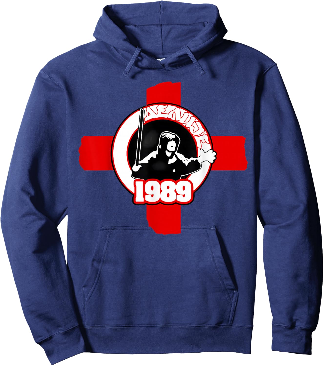 Balkan Serbia Flag & Pride & Women Merch -Adults X-Small Black Short Sleeve Red Star Ultra Proud Serbian Tifo Serbia Flag Hoodie - Hoodie | Navy