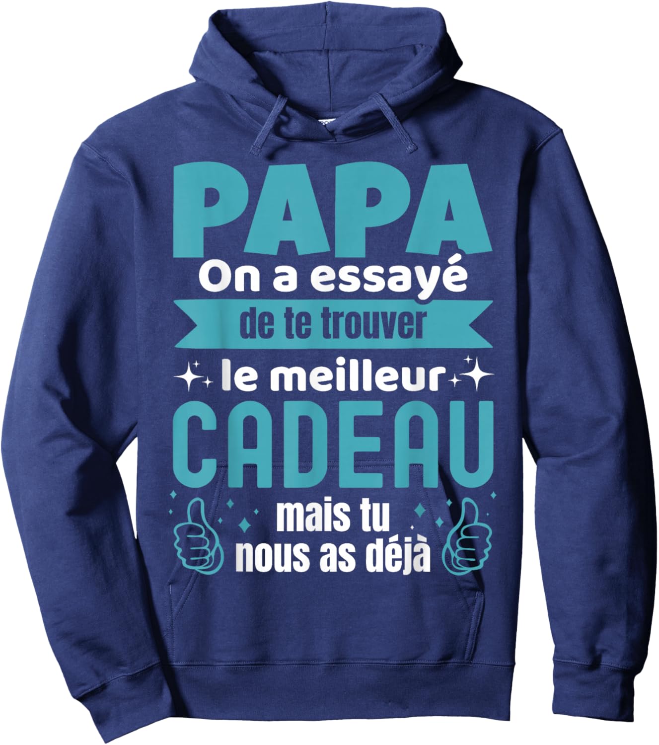 Gift Dad Father's Day Gifts Birthday Man Hoodie - Hoodie | Navy
