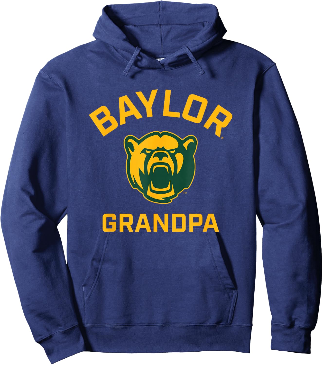 Baylor University Bears Arched Grandpa Hoodie - Hoodie | Navy
