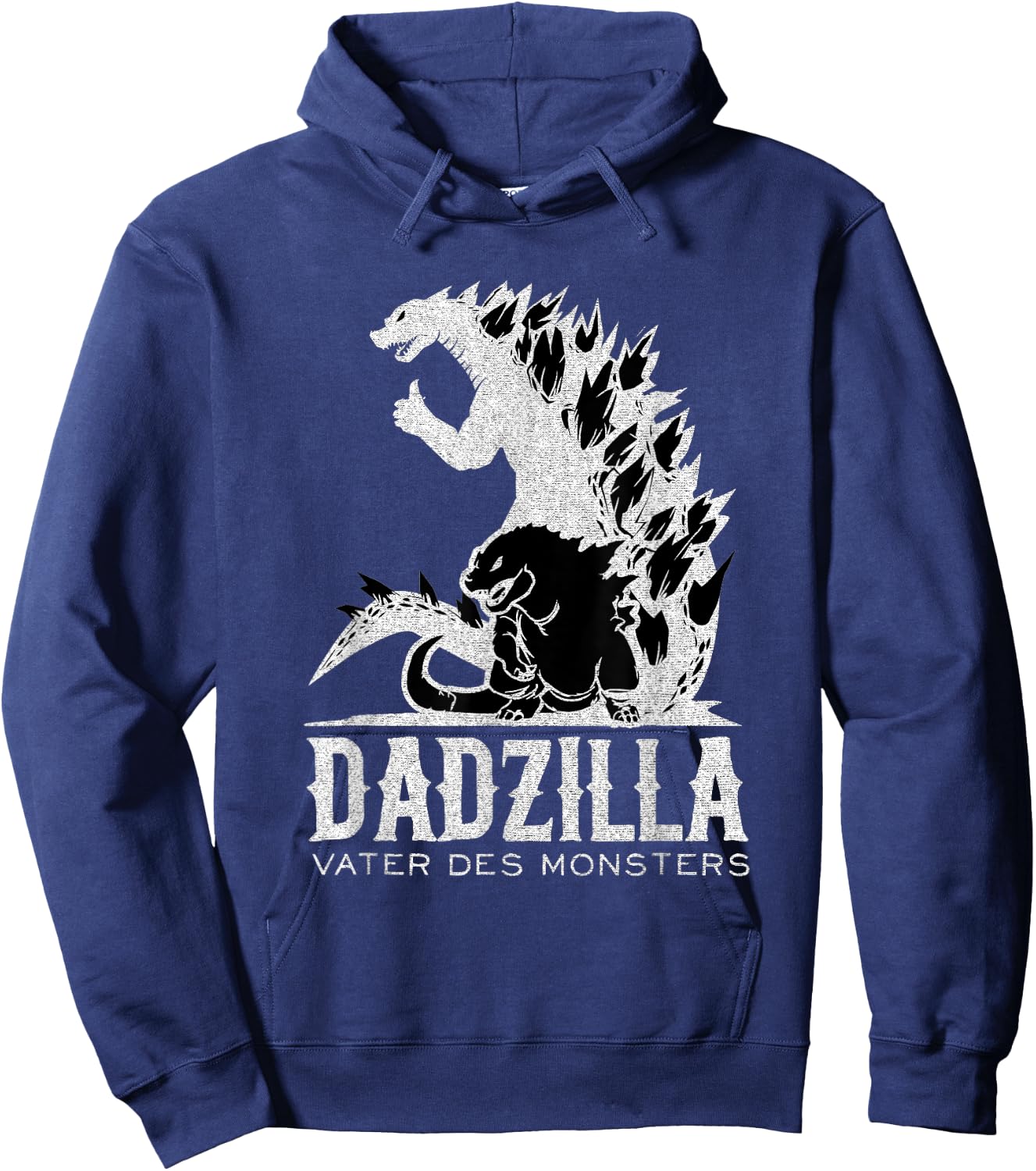 Dadzilla Father of the Monster Funny Dad Father Hoodie - Hoodie | Navy