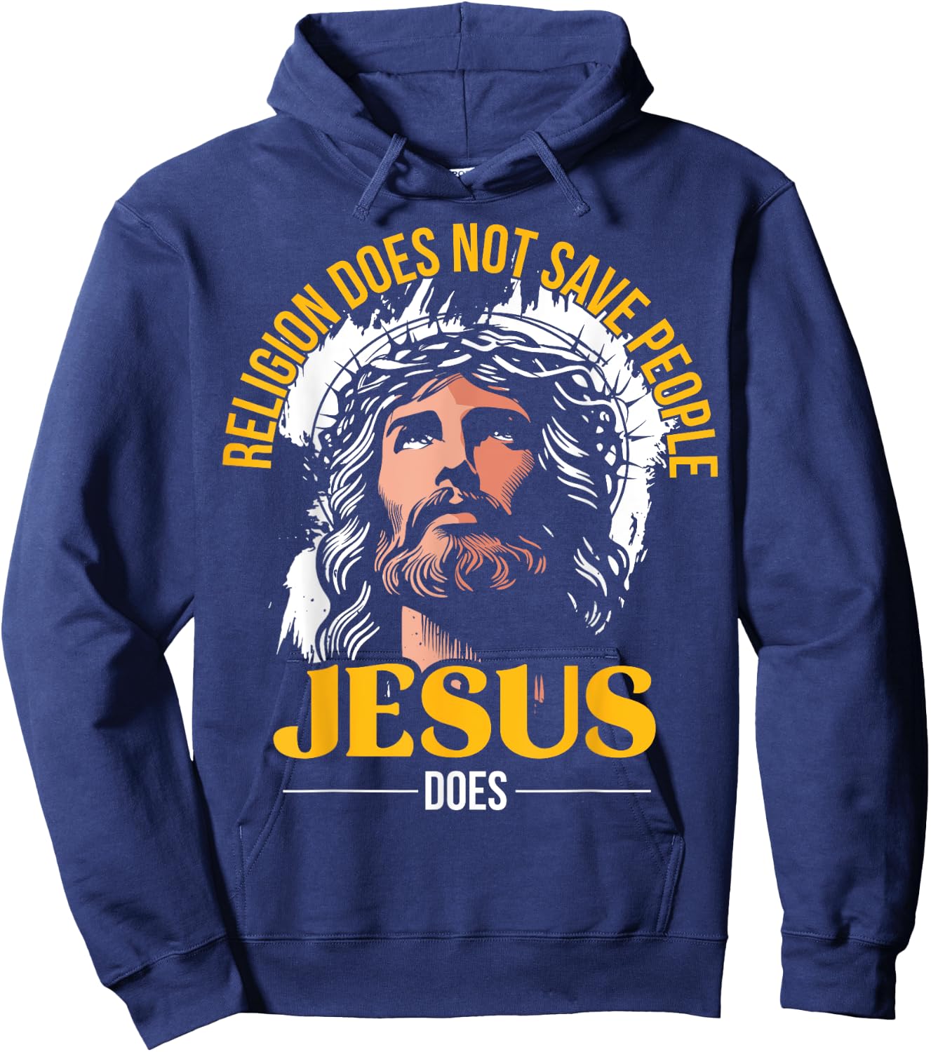 Jesus Christ and Faith Christian Bible and Love Jesus Hoodie - Hoodie | Navy