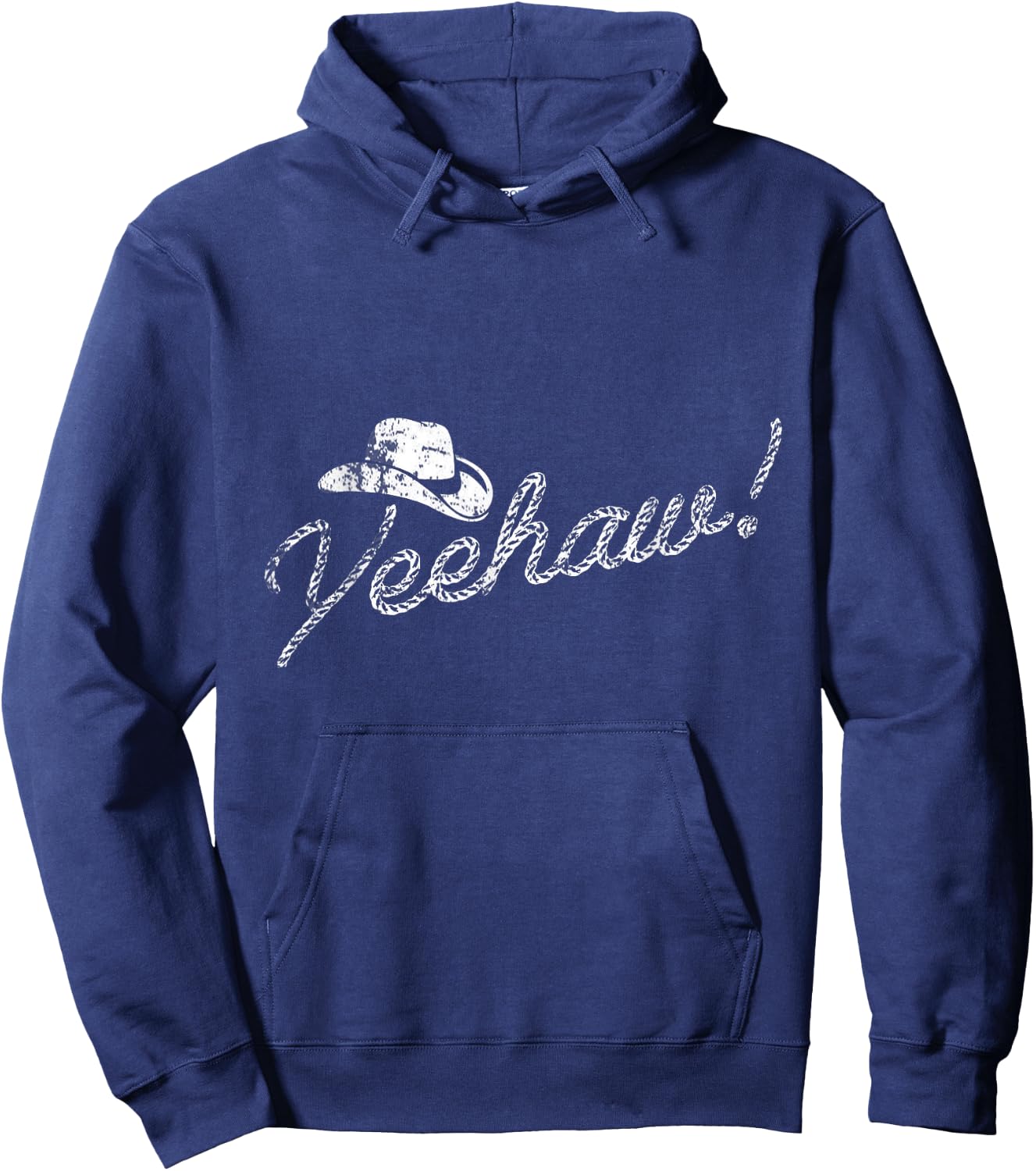 Yeehaw Cowboy Hoodie - Hoodie | Navy