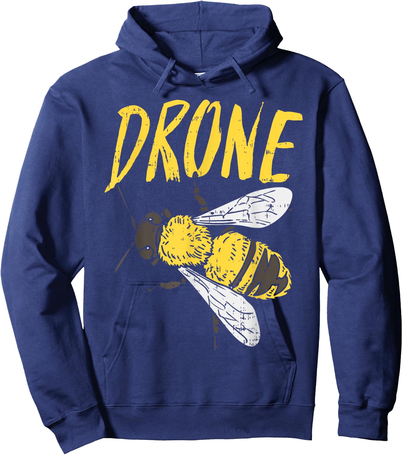 Drone Bee Funny Beekeeping Apiarist Beekeeper Dad Men Gift Hoodie - Hoodie | Navy