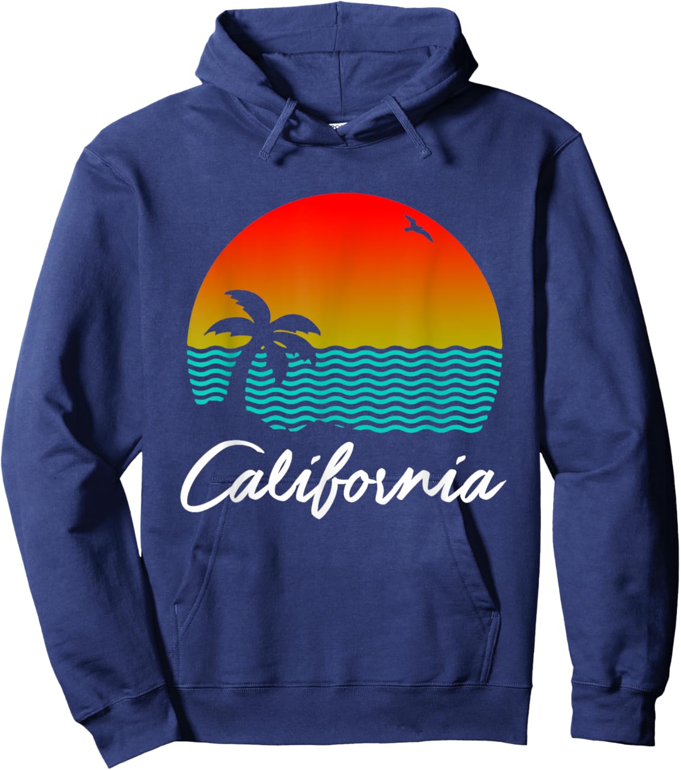 I Love California! Cali Vacation Hoodie - Hoodie | Navy