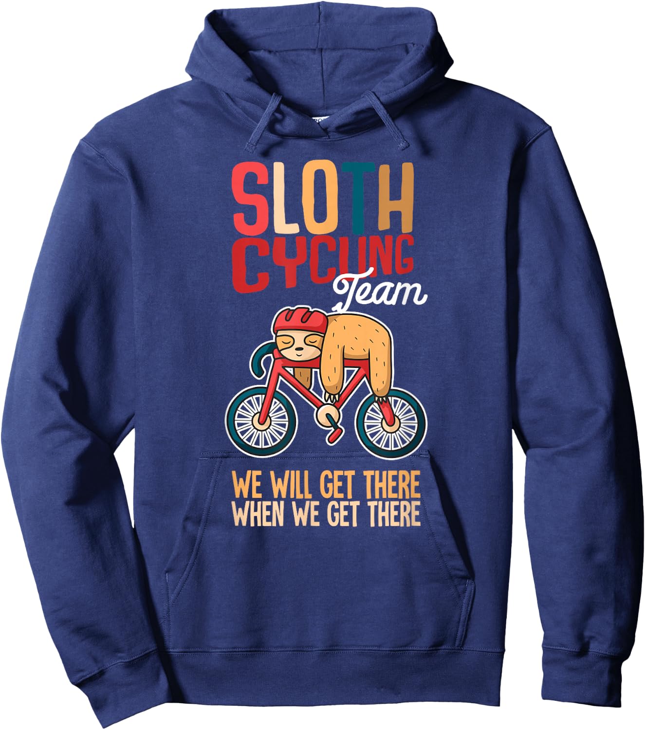 Sloth Cycling Team Hoodie - Hoodie | Navy