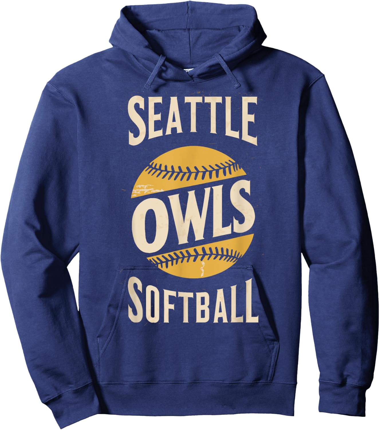 BLACK HISTORY | Owls Seattle Softball Hoodie - Hoodie | Navy