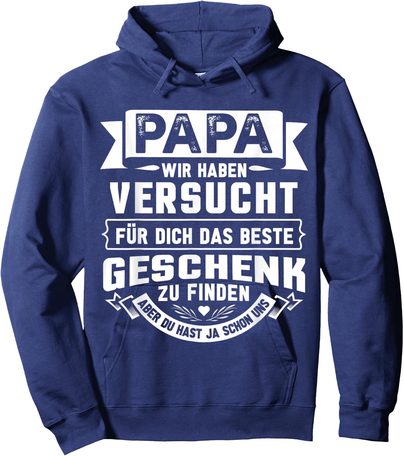Vatertagsgeschenk Vatertag Papa Sohn Opa Männer Papa Hoodie - Hoodie | Navy