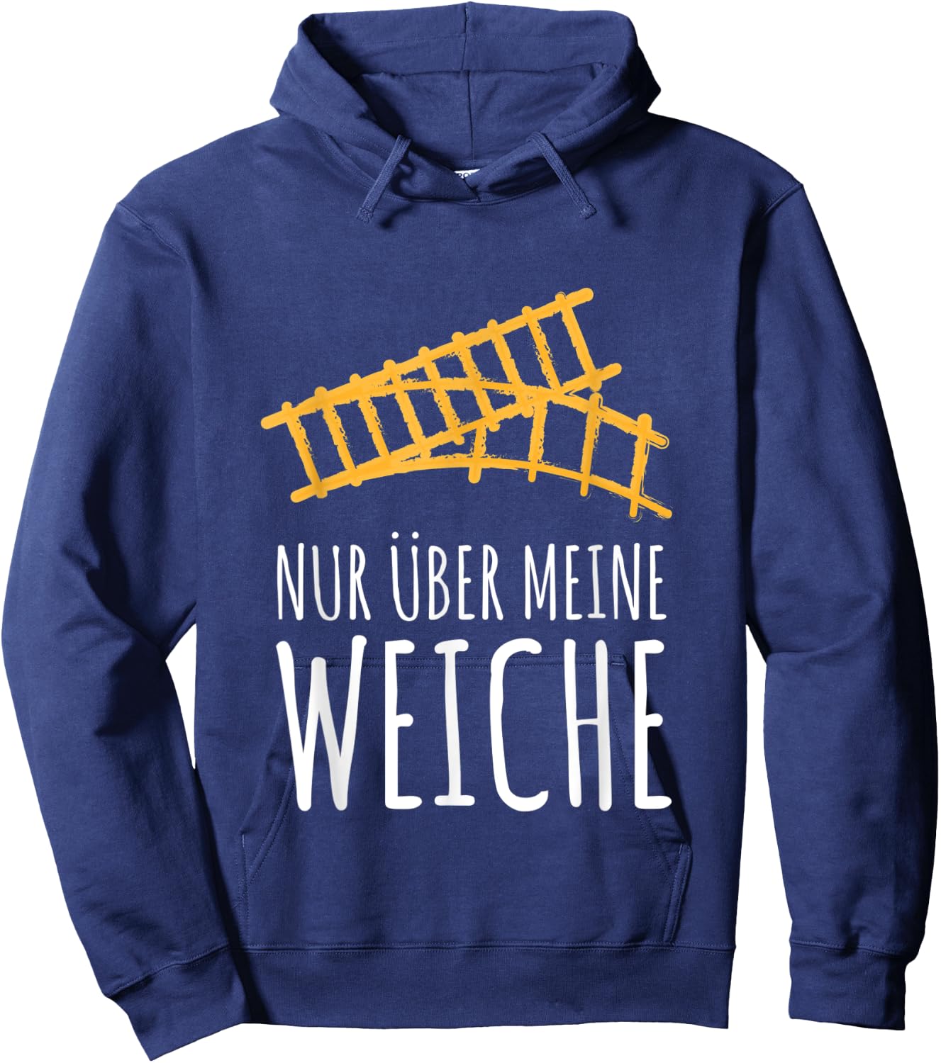 Railway Engine Driver Model Building Train Driver Locomotive Ladder , black Hoodie - Hoodie | Navy
