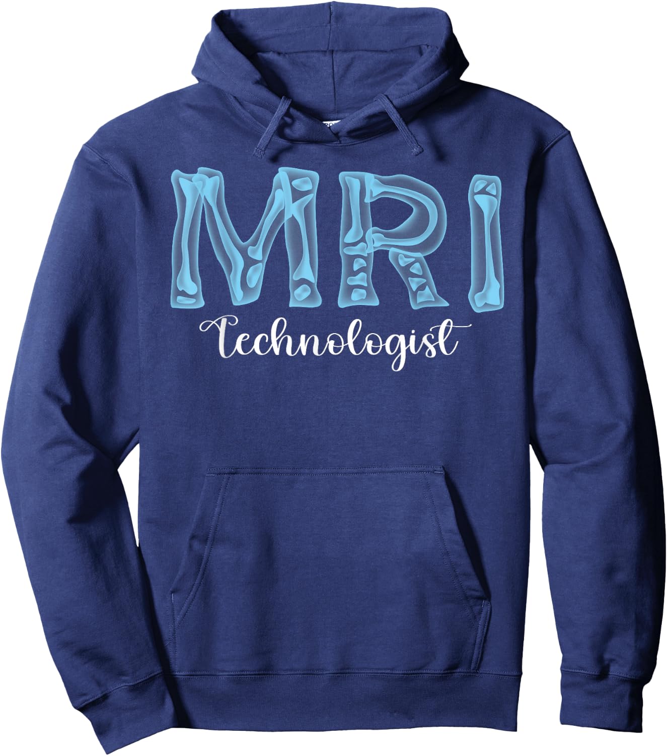 MRI Technologist Radiological Technologist X-Ray Leopard Tech Hoodie - Hoodie | Navy
