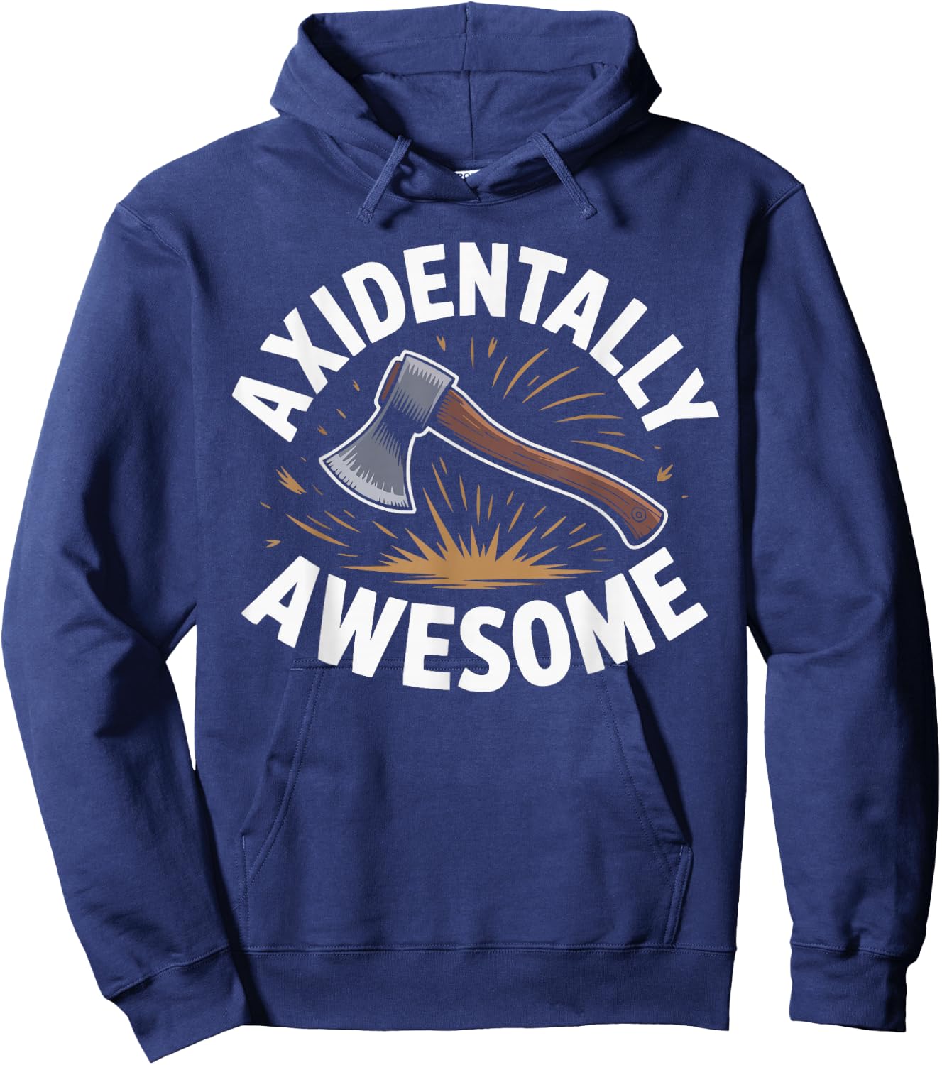 Axe Throwing Bullseye Axe Thrower Hachet Throwing Axes Hoodie - Hoodie | Navy