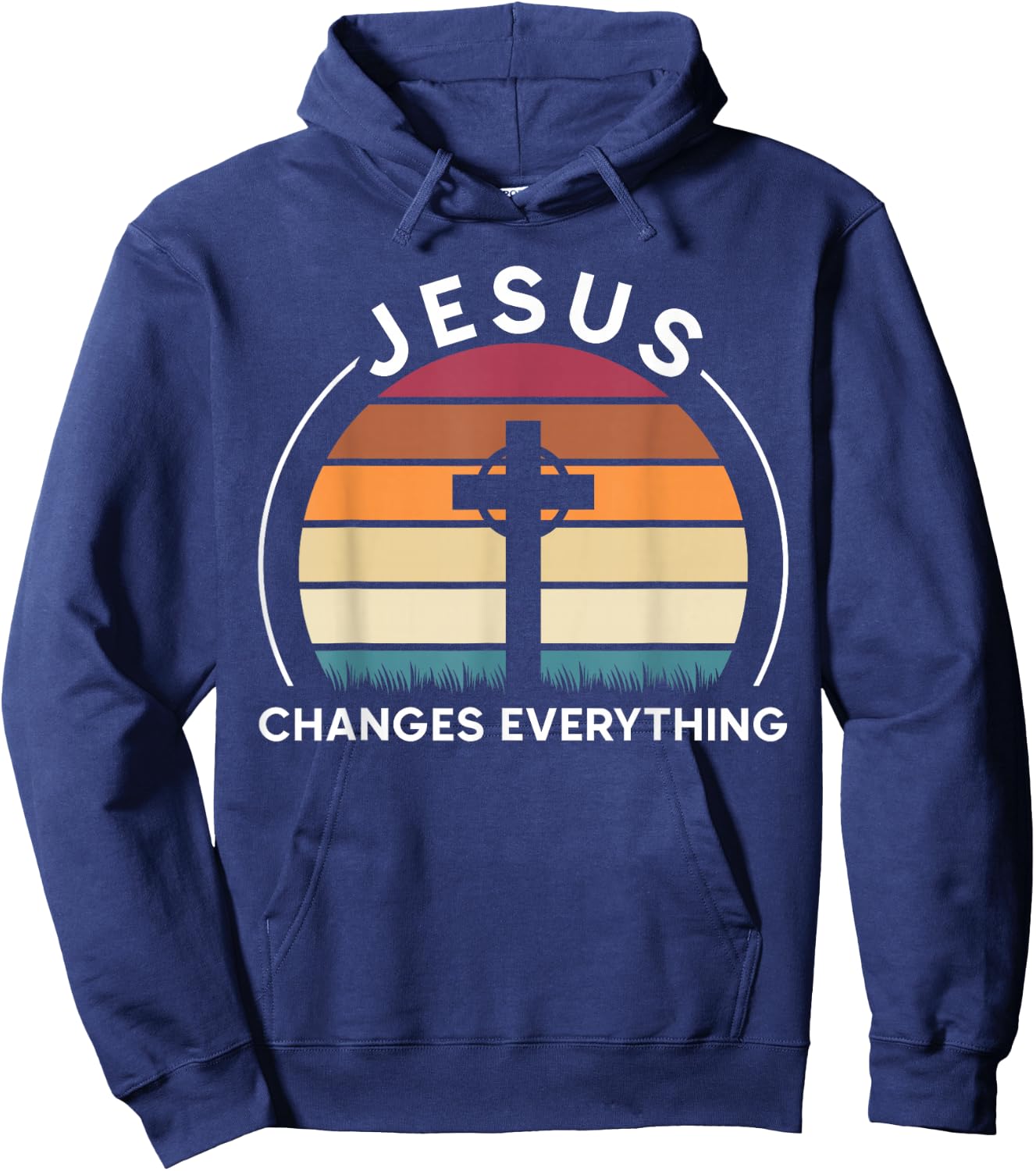 Jesus Changes Everything Jesus Hoodie - Hoodie | Navy