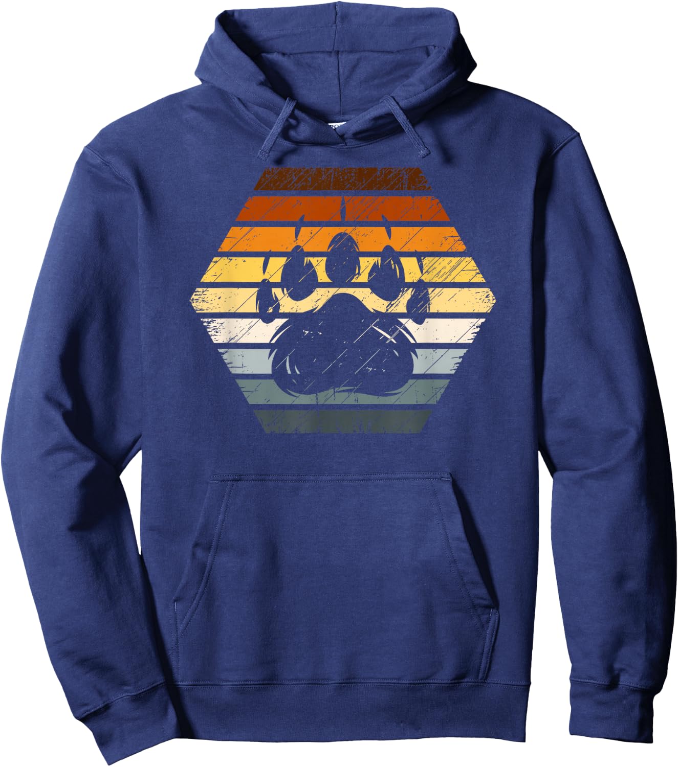 Bärentatze, Farben der Bärengemeinschaftsflagge, Gay Bear Hoodie - Hoodie | Navy