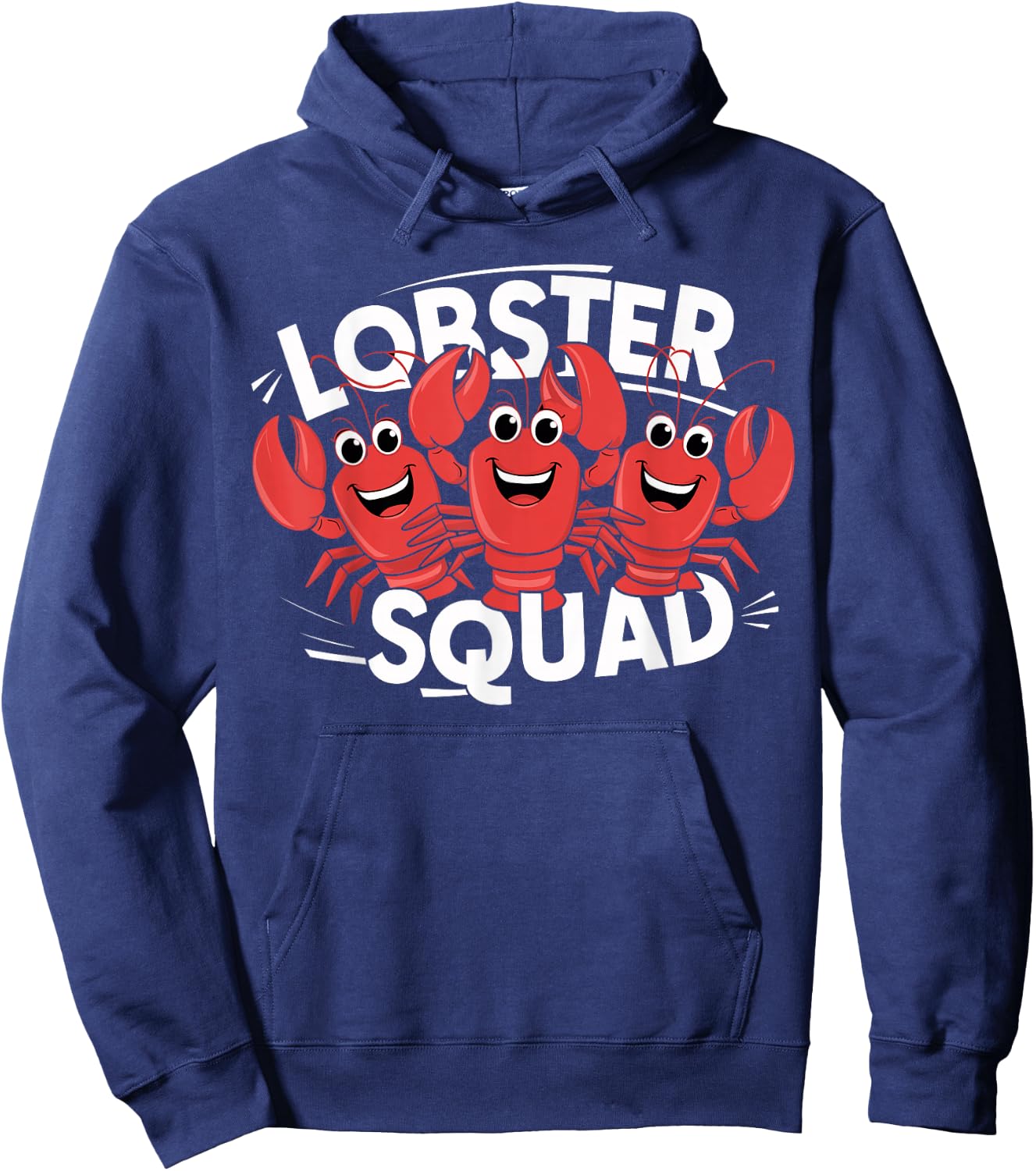 Cute Lobster Squad for Lobster Lover Design | Kids Lobster Hoodie - Hoodie | Navy
