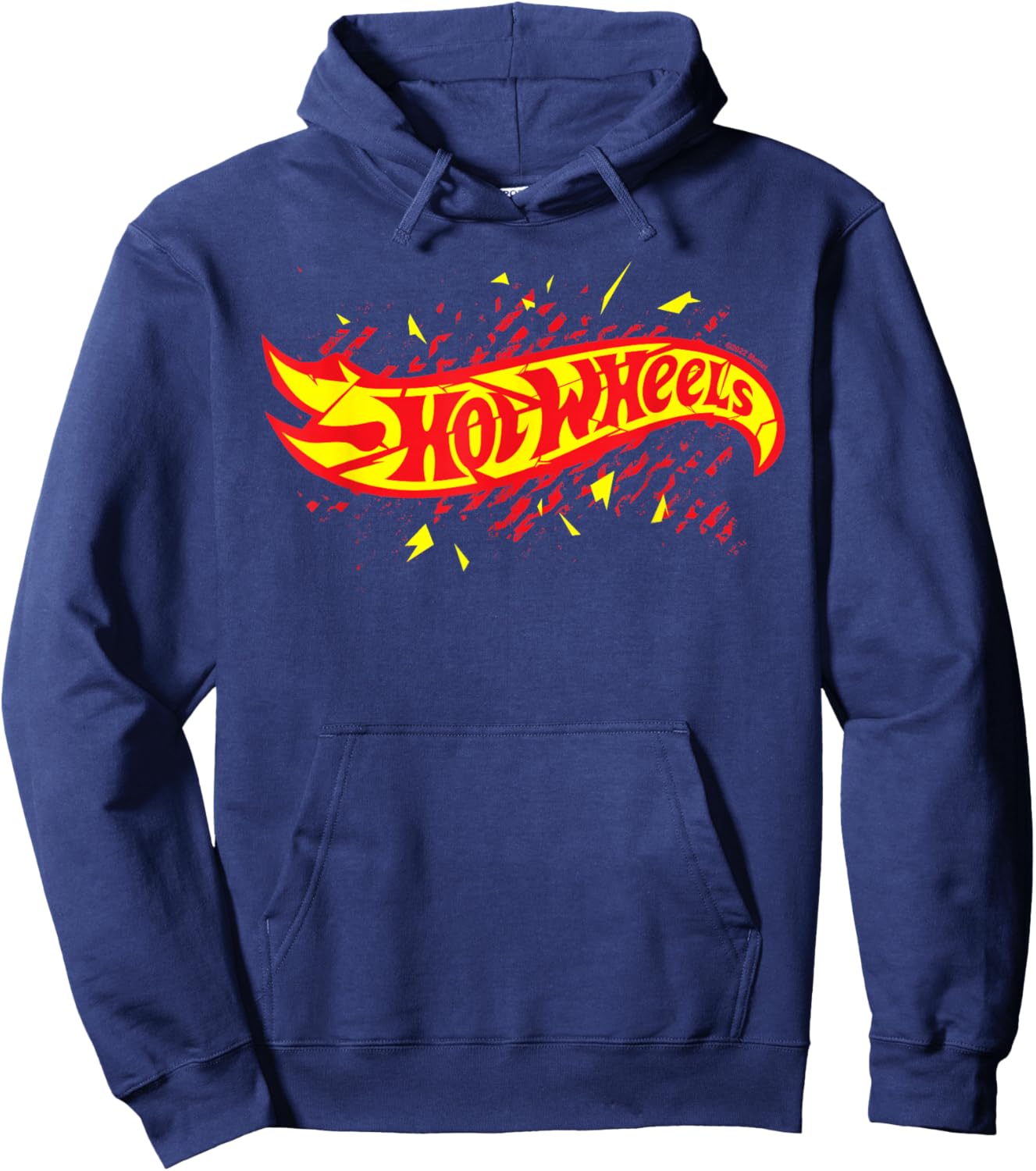 Hot Wheels - Broken Logo , black Hoodie - Hoodie | Navy