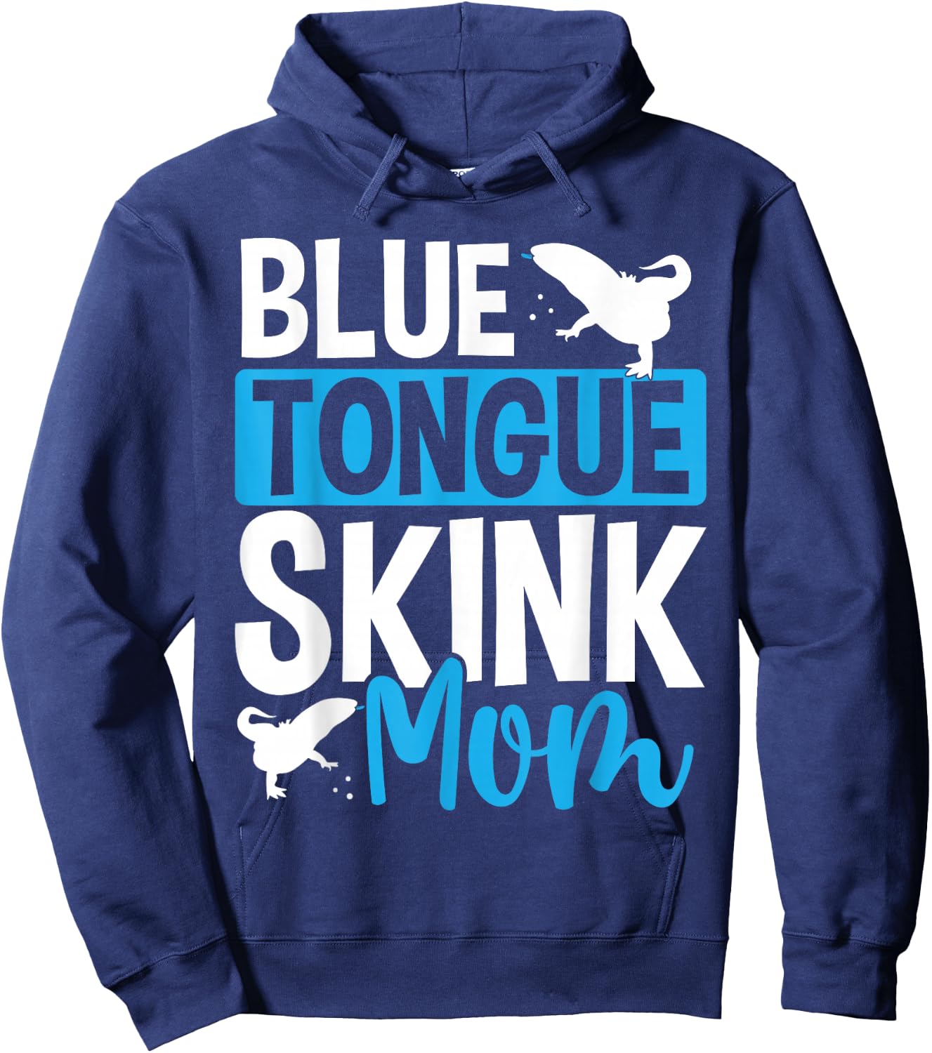 Blue Tongue Skink Substrate Toys Food Blue Tongue Skink Hoodie - Hoodie | Navy