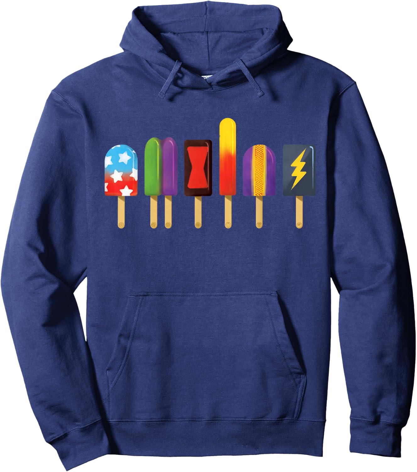 Marvel Avengers Ice Lolly , black Hoodie - Hoodie | Navy