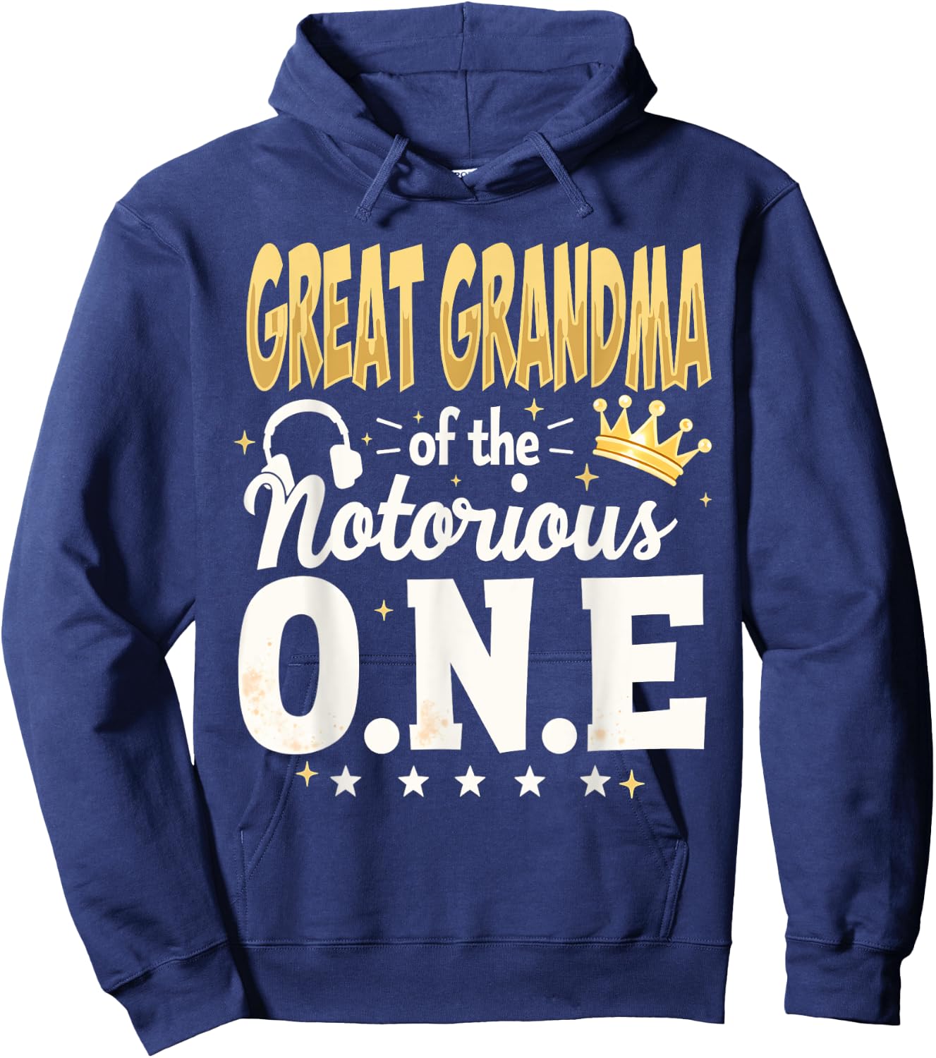 Hip Hop Matching Family 1st Birthday Party - -Adults, Black, Small, Short Sleeve Hoodie - Hoodie | Navy