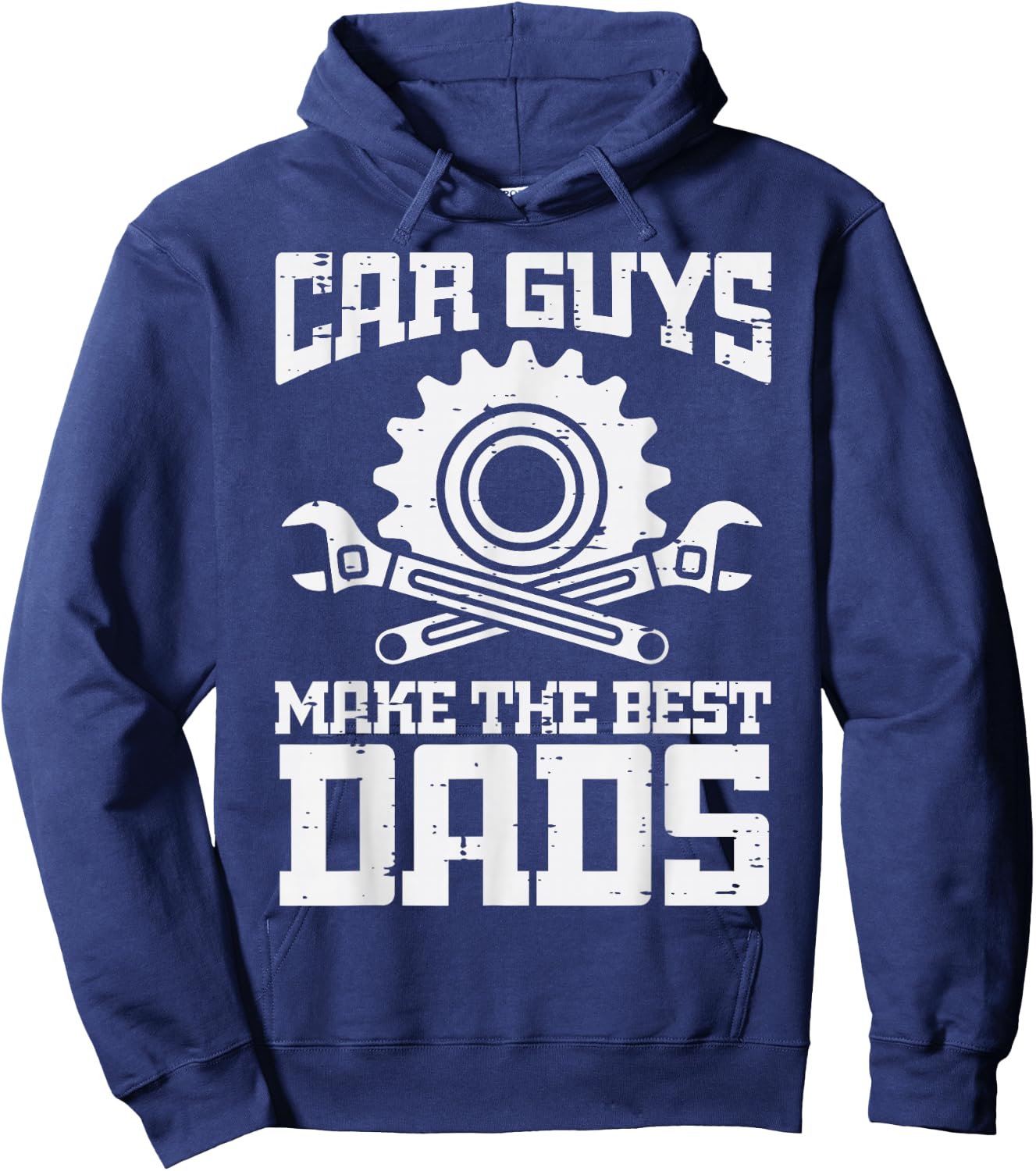 Fathers Day Car Guys Make Best Dads Mechanic Dad Daddy Papa Hoodie - Hoodie | Navy