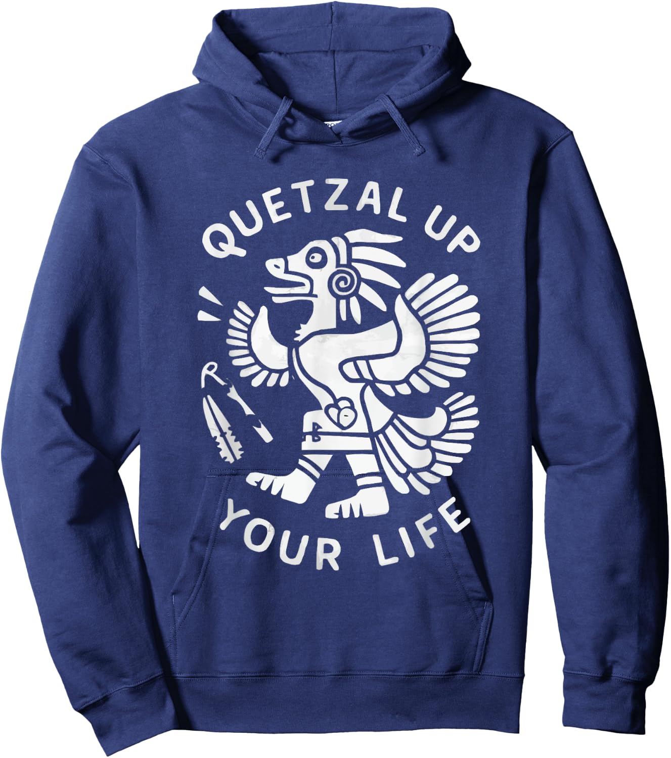 Aztec God Aztec Culture Mayan Indigenous Quetzalcoatl Hoodie - Hoodie | Navy