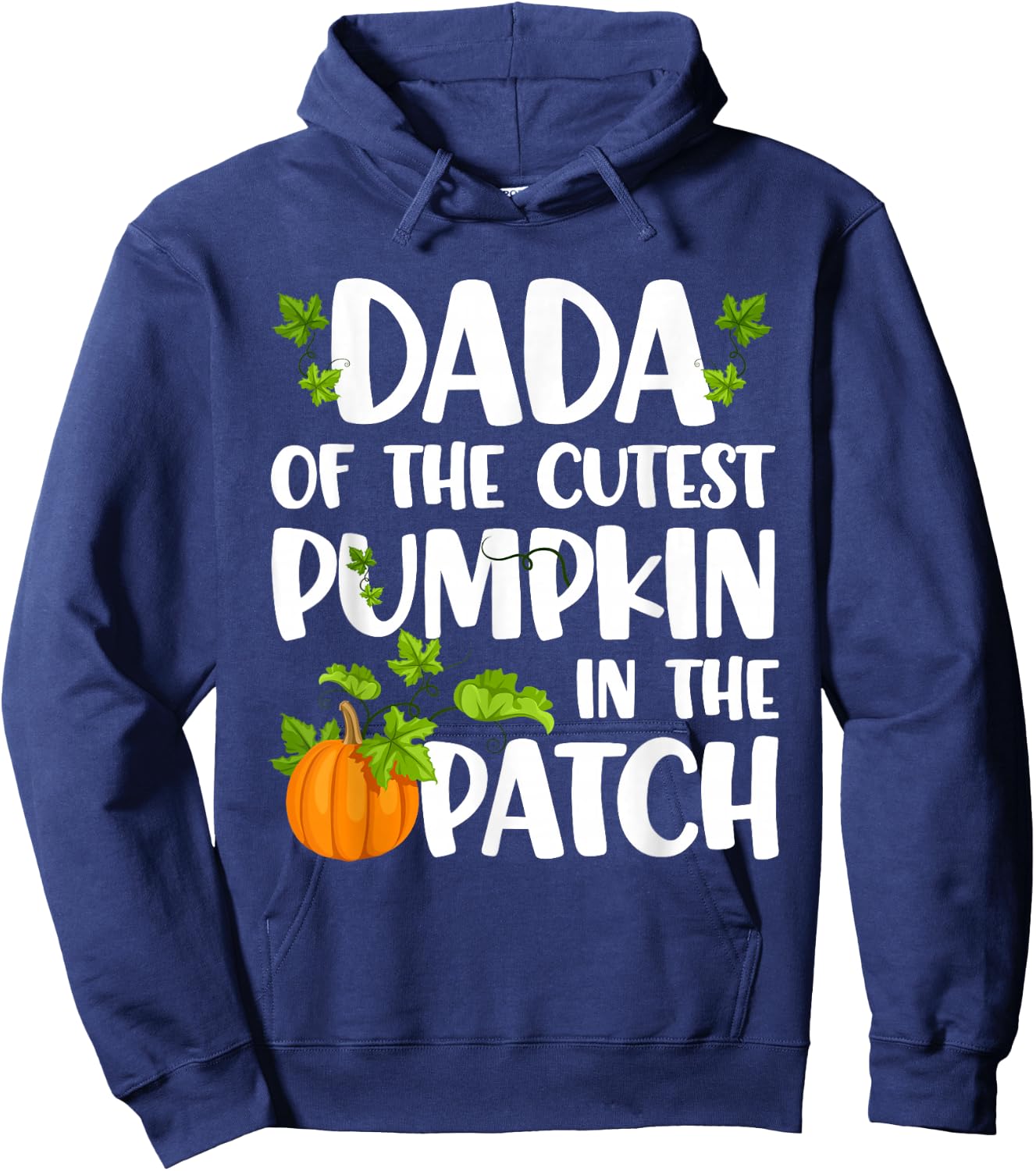 Mom Of Cutest Pumpkin In The Patch Halloween Thanksgiving Hoodie - Hoodie | Navy