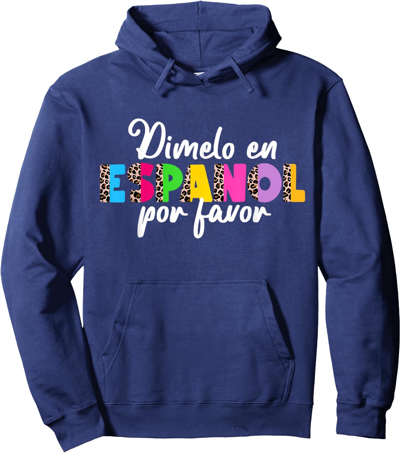 Spanish Teacher Shirt Men Maestra De Espanol Hoodie - Hoodie | Navy
