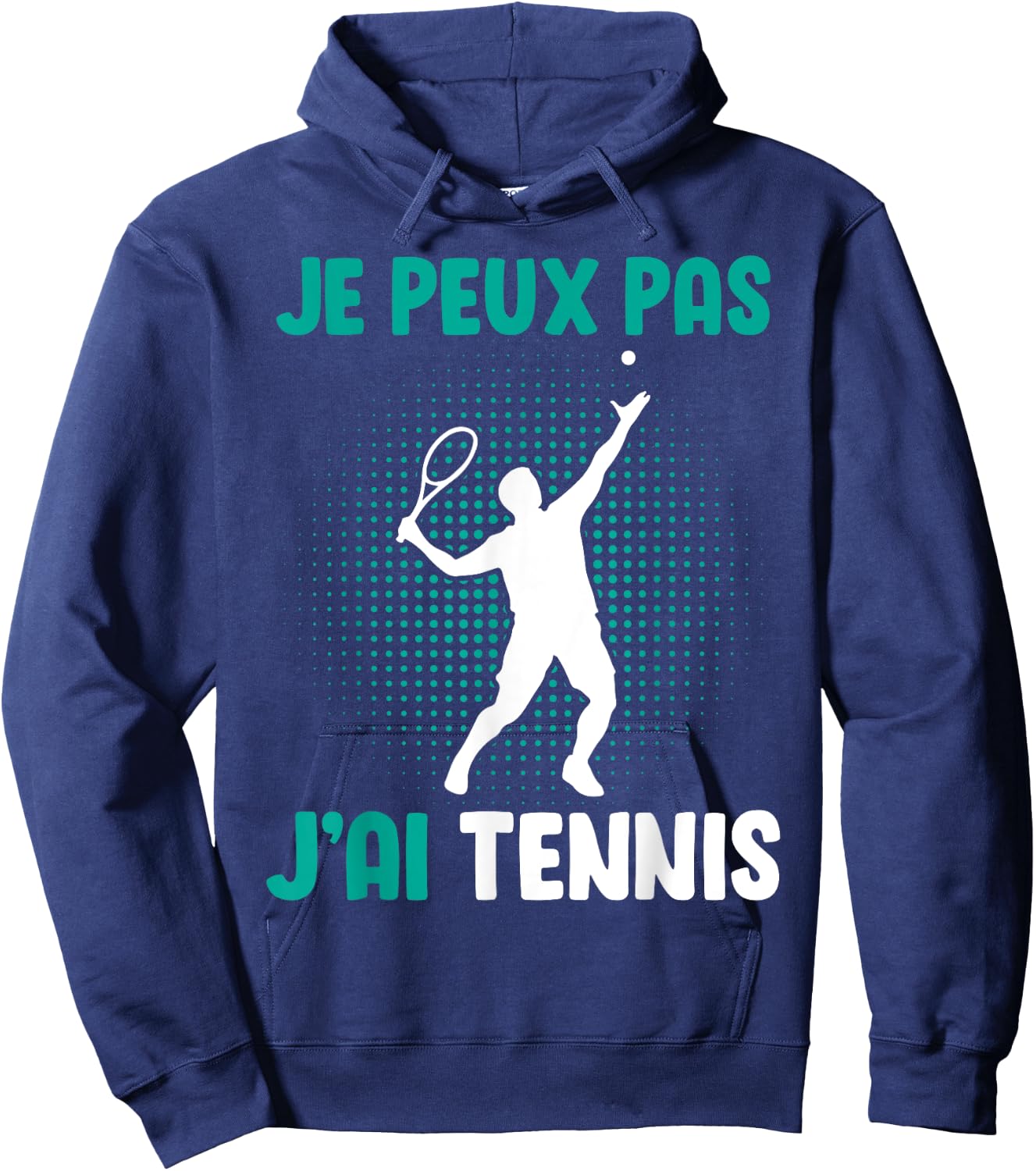 Je Peux Pas J'Ai Tennis For Boys Man , Black, S Hoodie - Hoodie | Navy