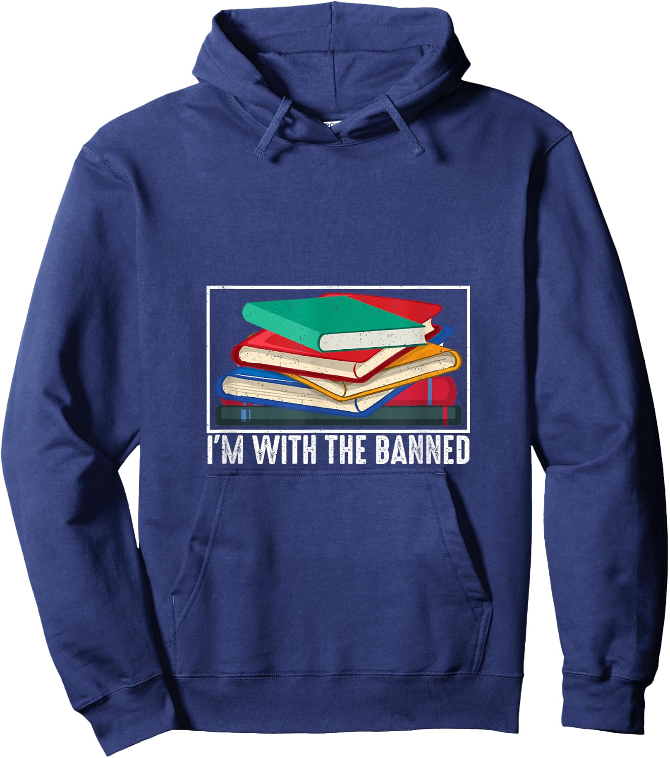 Reading Book Lover Literacy Librarian Books Hoodie - Hoodie | Navy
