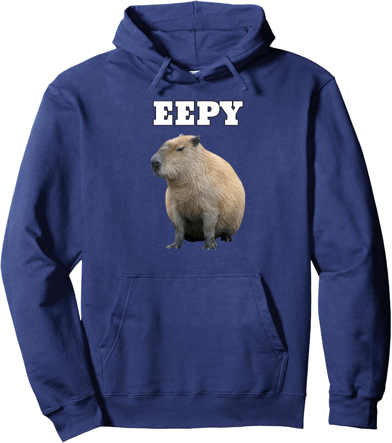Eepy Capybara, Sleepy Capybara Meme Hoodie - Hoodie | Navy