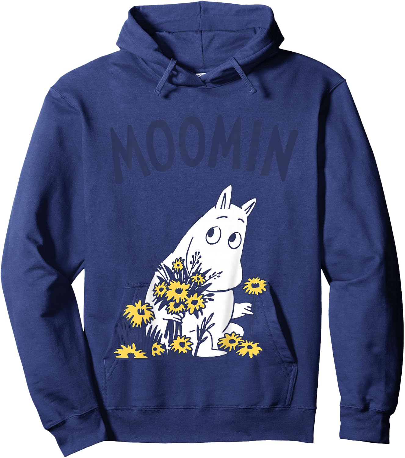 Kids MOOMIN Moomintroll Flowers Kids , white, 2 Hoodie - Hoodie | Navy