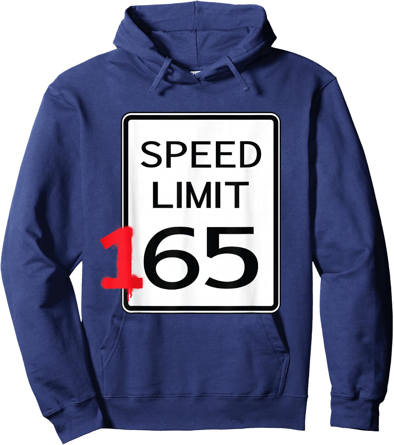 Speed Limit 165 - Car Guy Auto Mechanic Race Driver Hoodie - Hoodie | Navy
