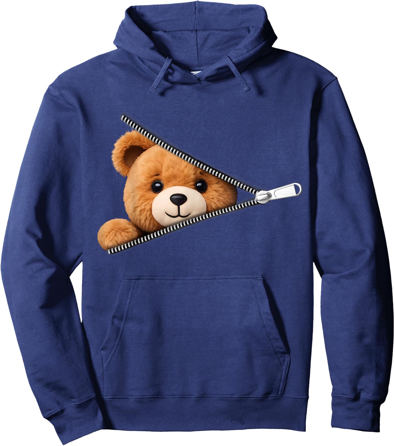 Cute Bear Soft and Charming Child Woman Man , Black, S Hoodie - Hoodie | Navy