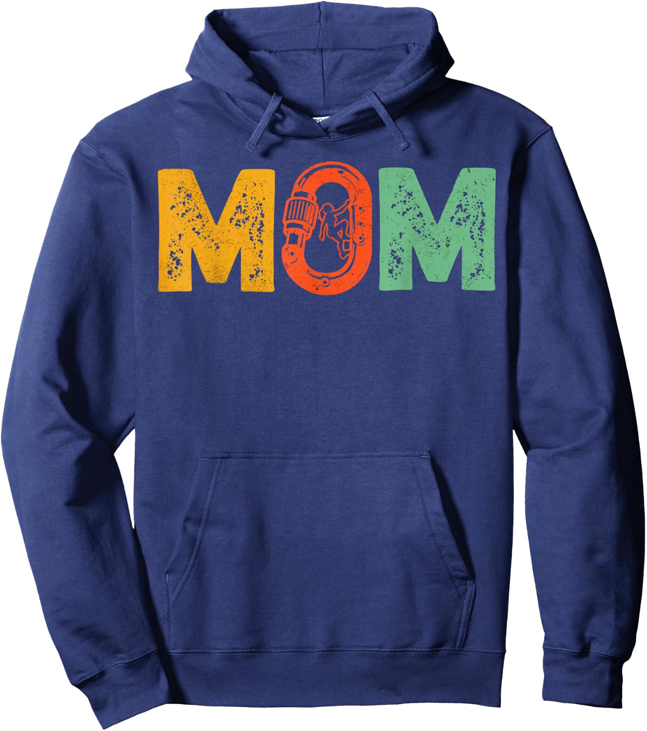 Indoor Rock Climbing Mom Mountain Climber Mother Bouldering Hoodie - Hoodie | Navy