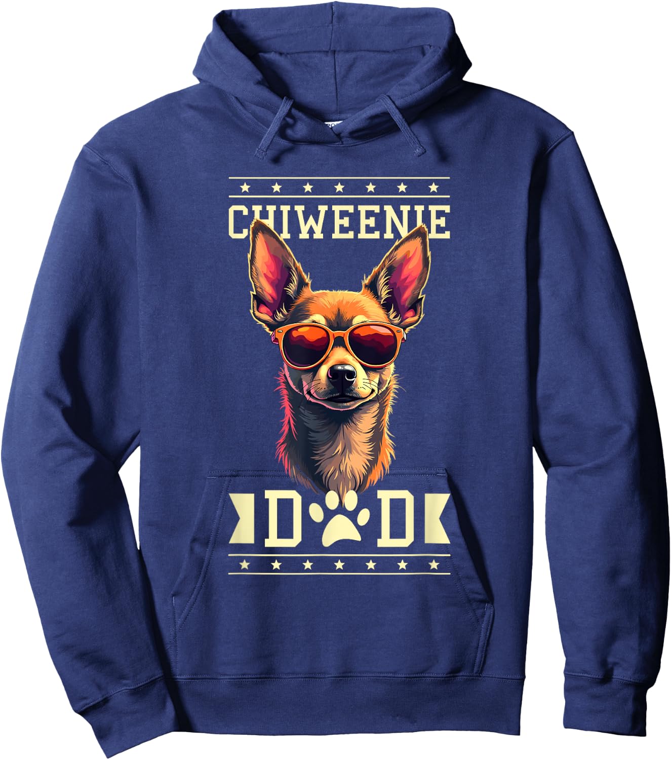 Chiweenie Dad Chiweenies Hoodie - Hoodie | Navy