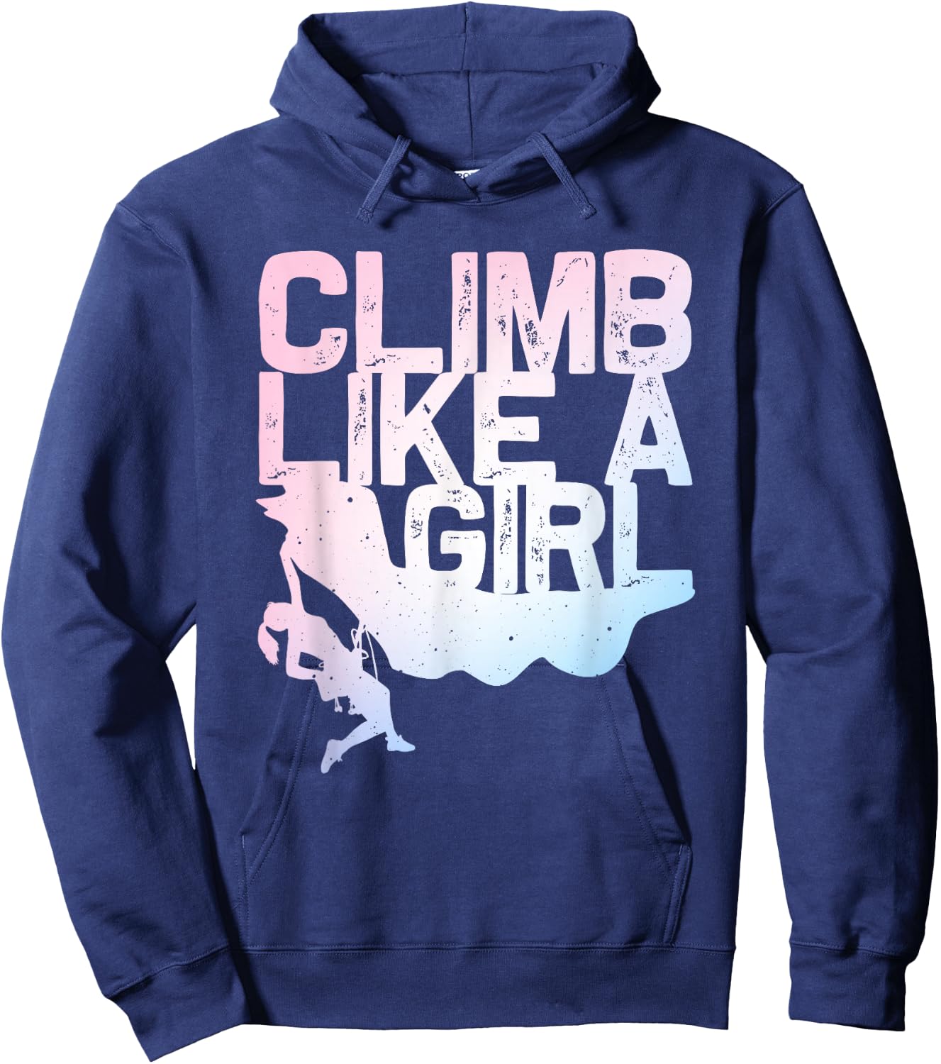 Funny Rock Climbing Design For Girls Women Kids Rock Climber Hoodie - Hoodie | Navy