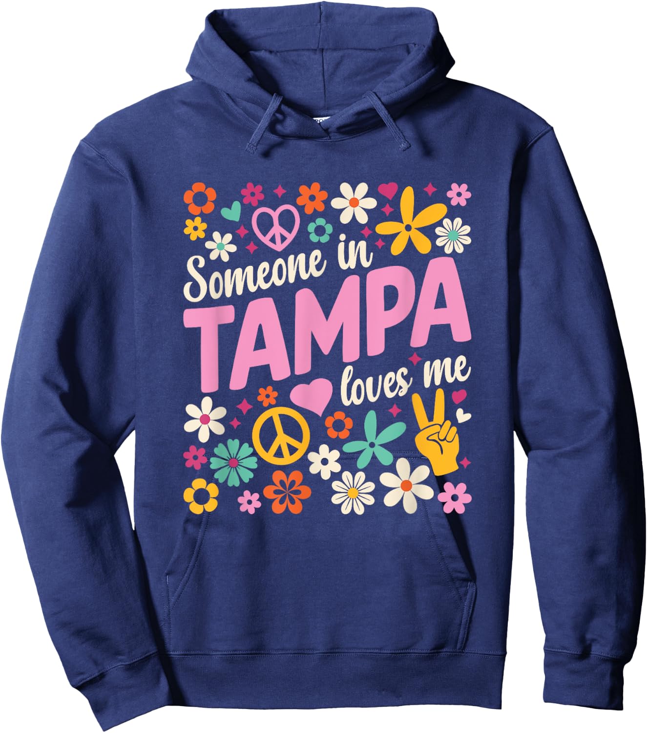 Someone In Tampa Loves Me Hoodie - Hoodie | Navy