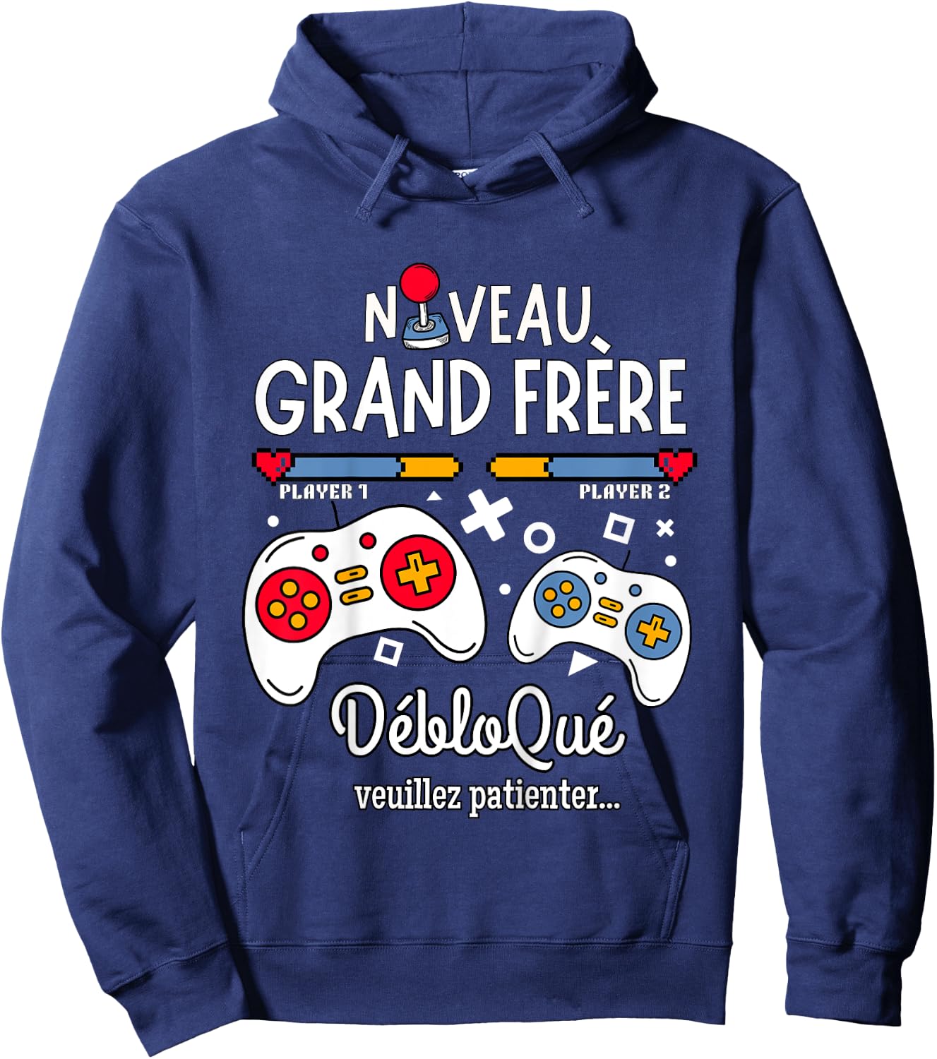 Child Future Big Brother Announcement Pregnancy I Will Be Big Brother , Black, 2 Hoodie - Hoodie | Navy